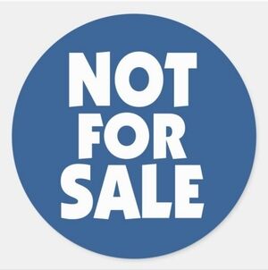 NOT FOR SALE